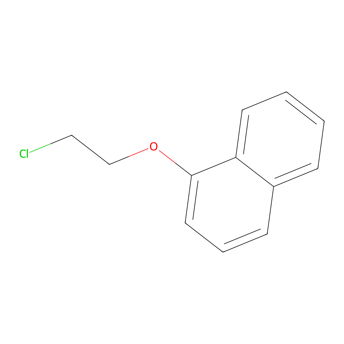 1-(2-Chloroethoxy)naphthalene molecular structure, CAS 51251-55-9