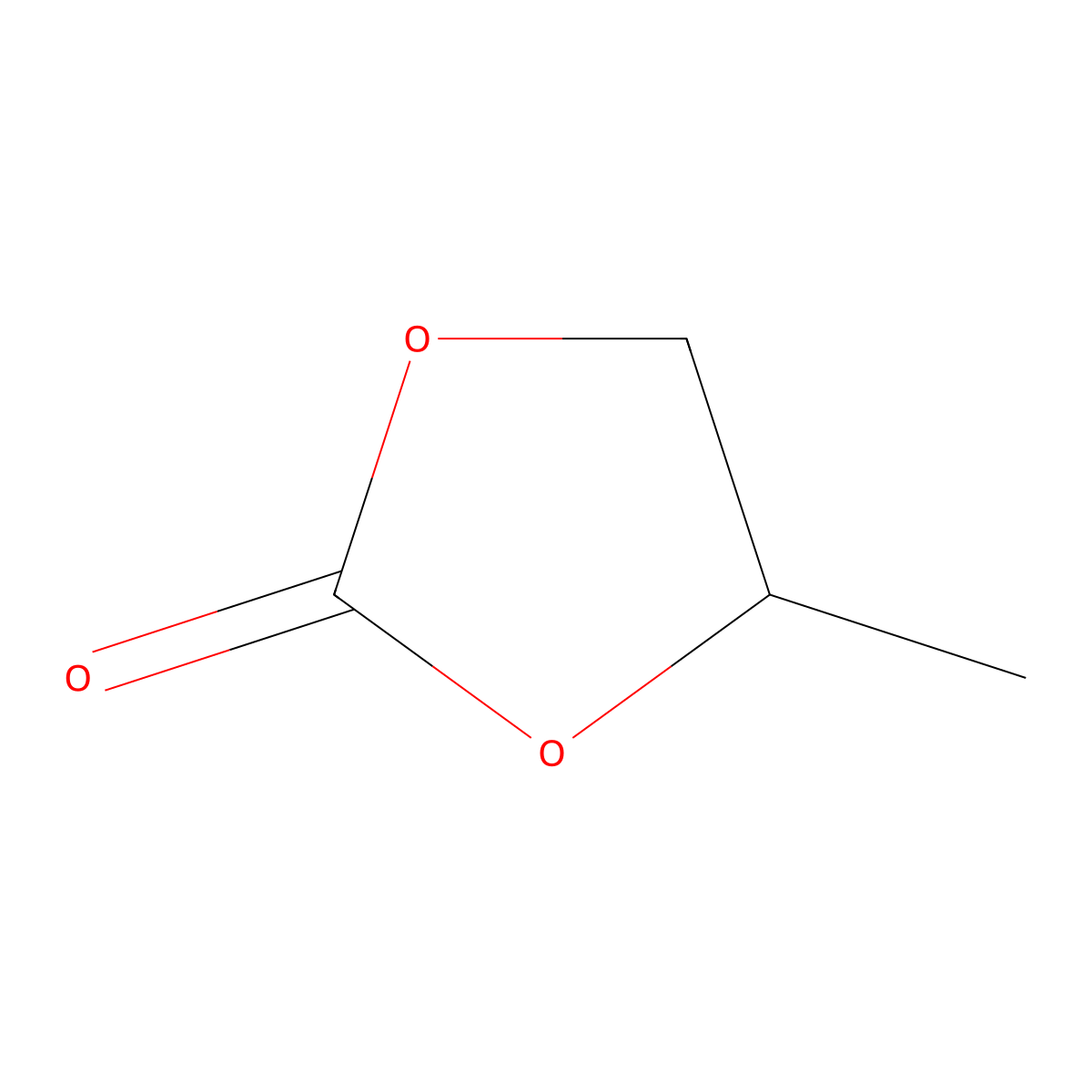 (4S)-4-methyl-1,3-dioxolan-2-one molecular structure, CAS 51260-39-0