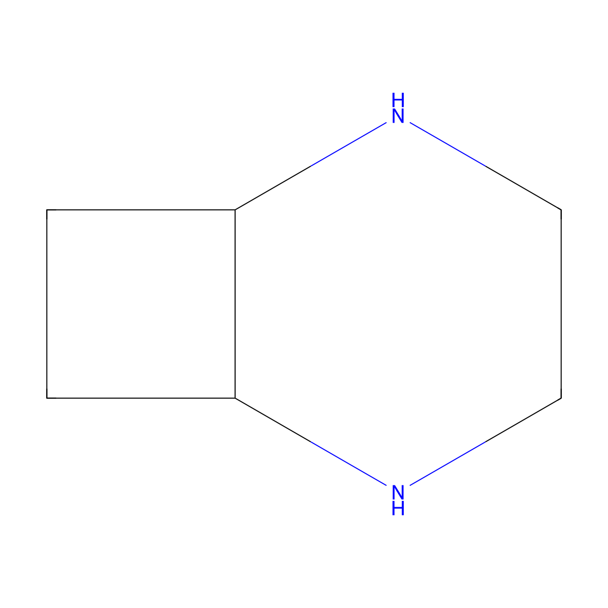 2,5-Diazabicyclo[4.2.0]octane molecular structure, CAS 51272-72-1