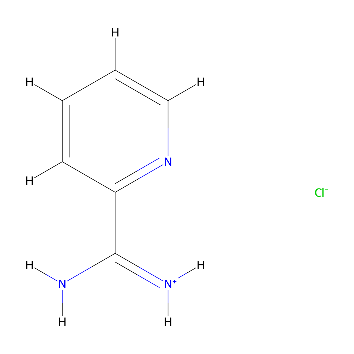2-Amidinopyridinium chloride molecular structure, CAS 51285-26-8