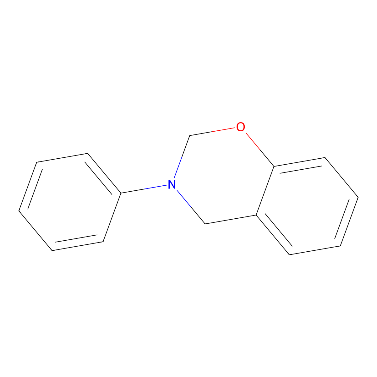 3-Phenyl-3,4-dihydro-2H-1,3-benzoxazine molecular structure, CAS 51287-17-3