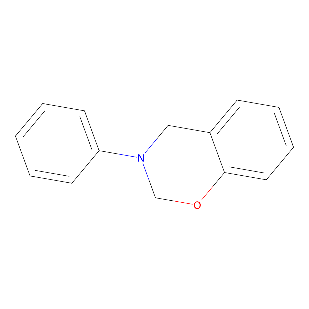 3-Phenyl-3,4-dihydro-2H-1,3-benzoxazine molecular structure, CAS 51287-17-3