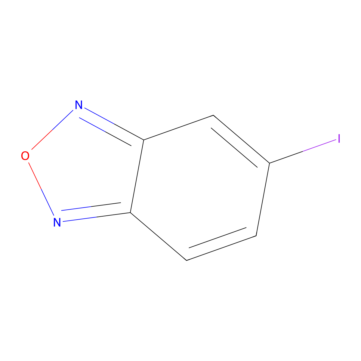 5-Iodobenzo[c][1,2,5]oxadiazole molecular structure, CAS 51294-40-7