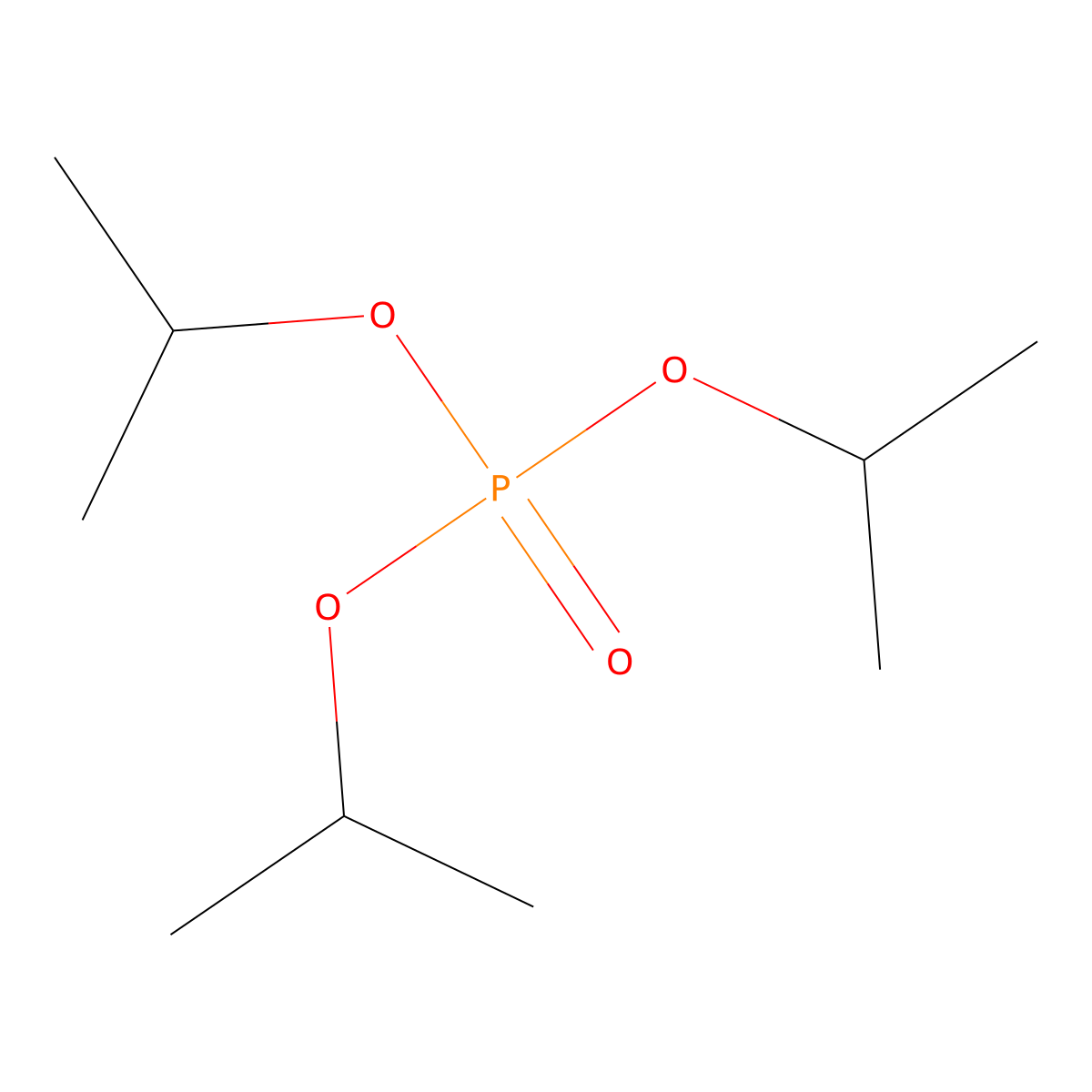Triisopropyl phosphate molecular structure, CAS 513-02-0