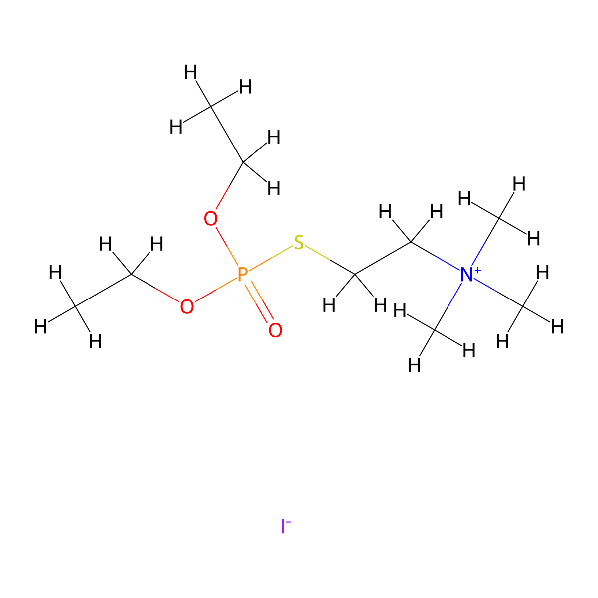 Echothiophate Iodide molecular structure, CAS 513-10-0
