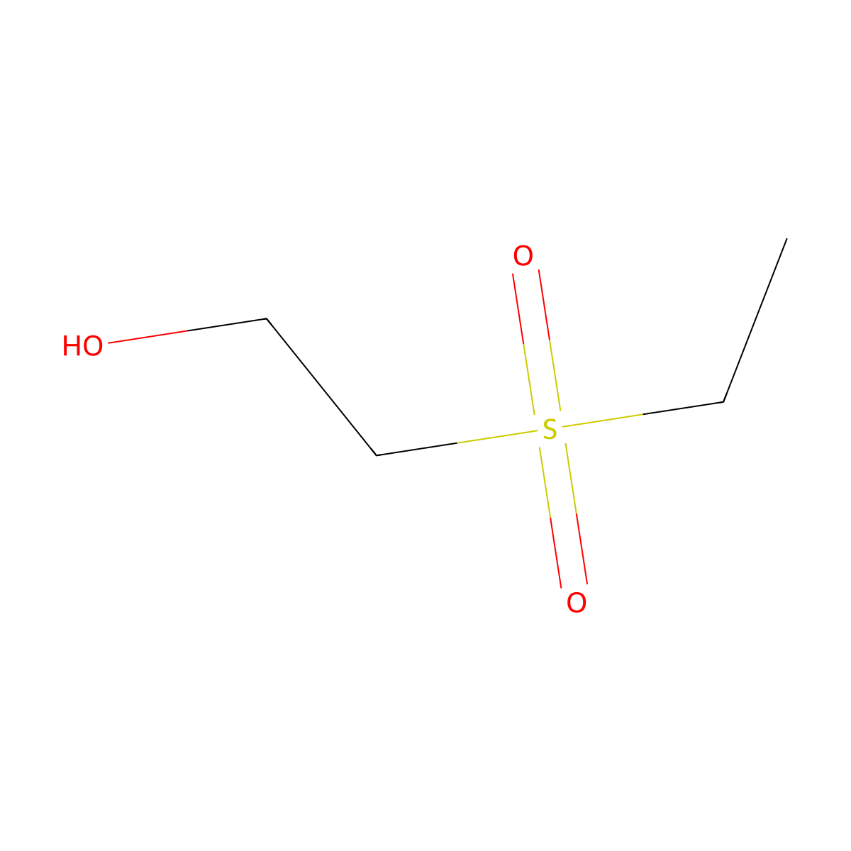 2-(Ethylsulfonyl)ethanol molecular structure, CAS 513-12-2
