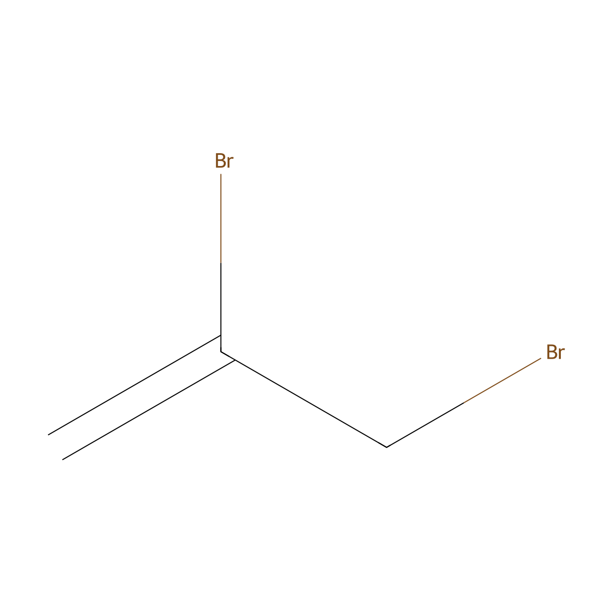 2,3-Dibromopropene molecular structure, CAS 513-31-5
