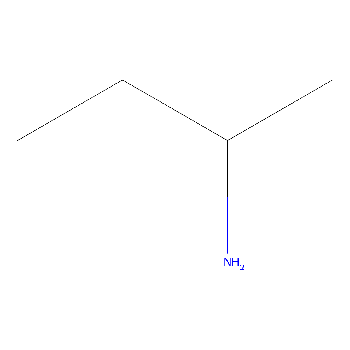 2-Butanamine, (S)- molecular structure, CAS 513-49-5