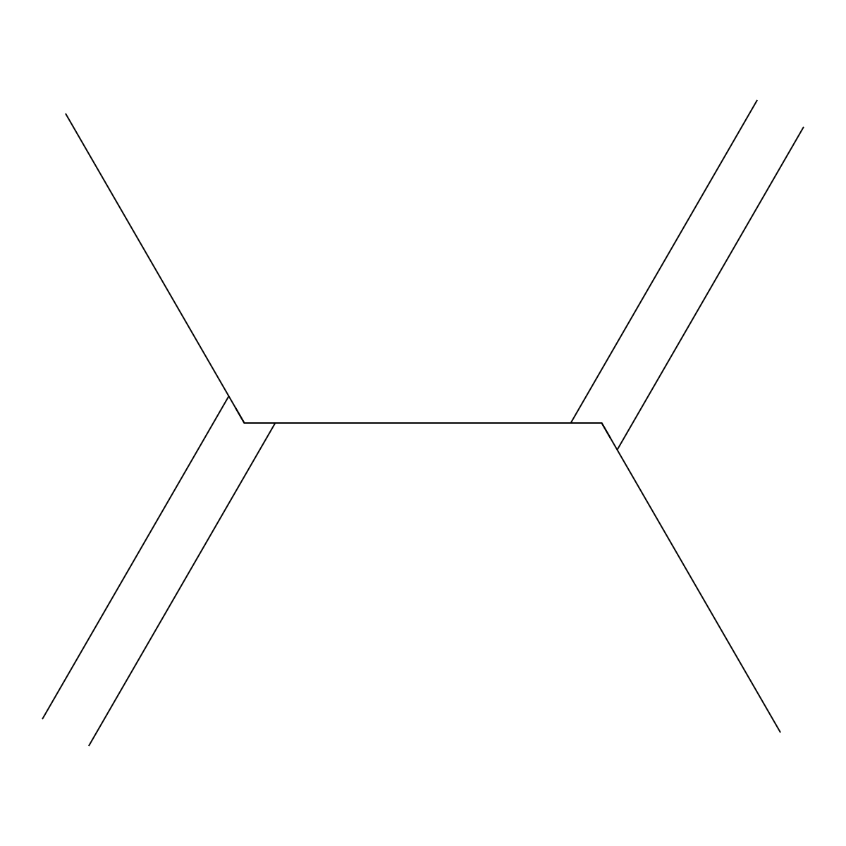 2,3-Dimethyl-1,3-butadiene molecular structure, CAS 513-81-5