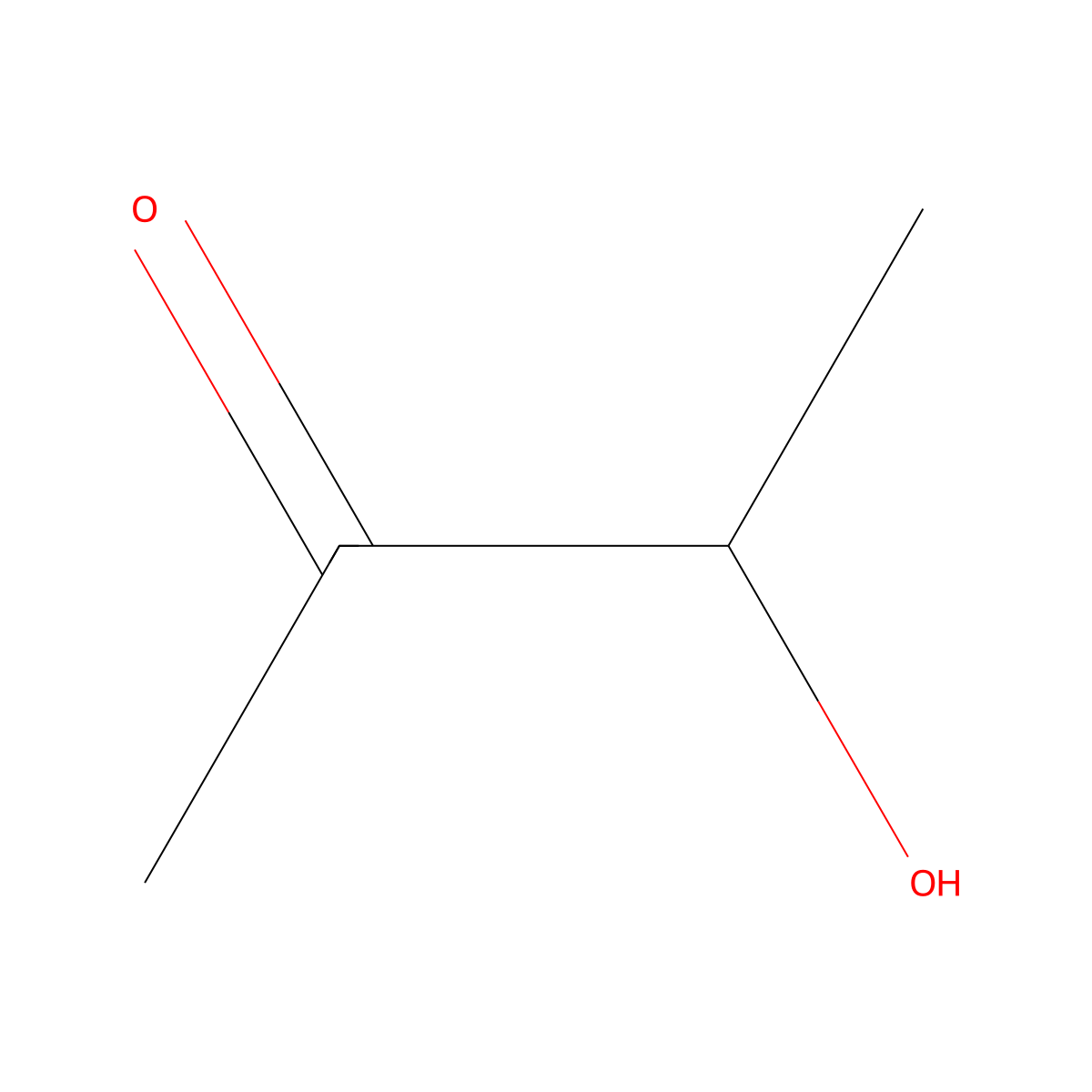 Acetoin molecular structure, CAS 513-86-0