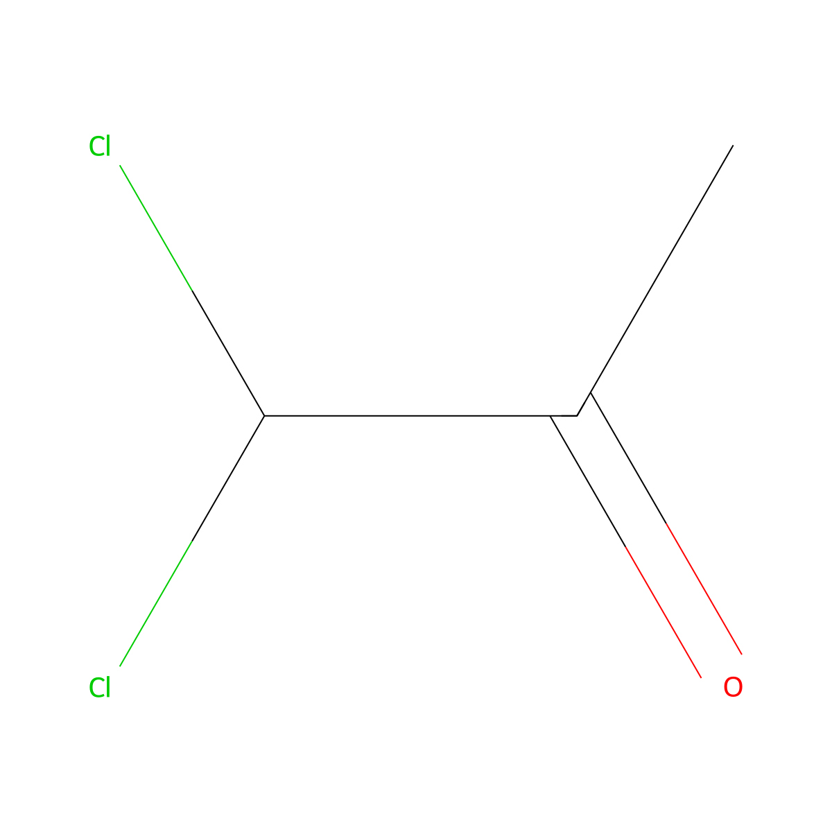 1,1-Dichloroacetone molecular structure, CAS 513-88-2