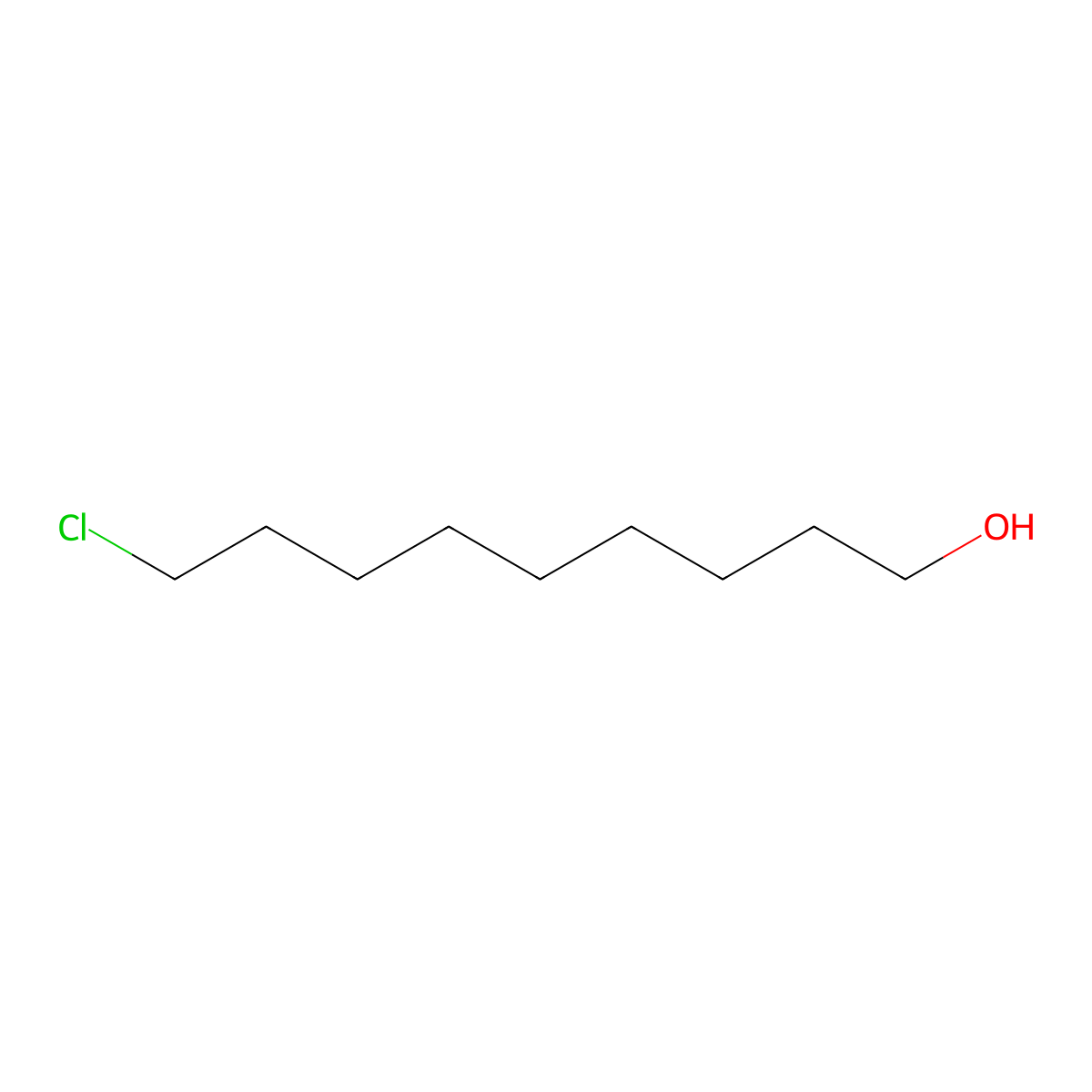 1-Nonanol, 9-chloro- molecular structure, CAS 51308-99-7