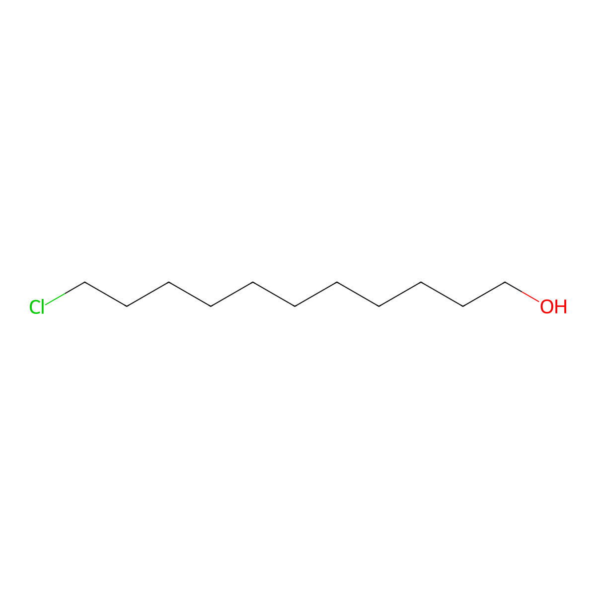 11-Chloro-1-undecanol molecular structure, CAS 51309-12-7