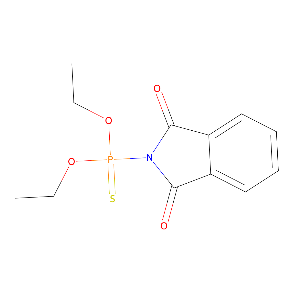 Ditalimfos molecular structure, CAS 5131-24-8