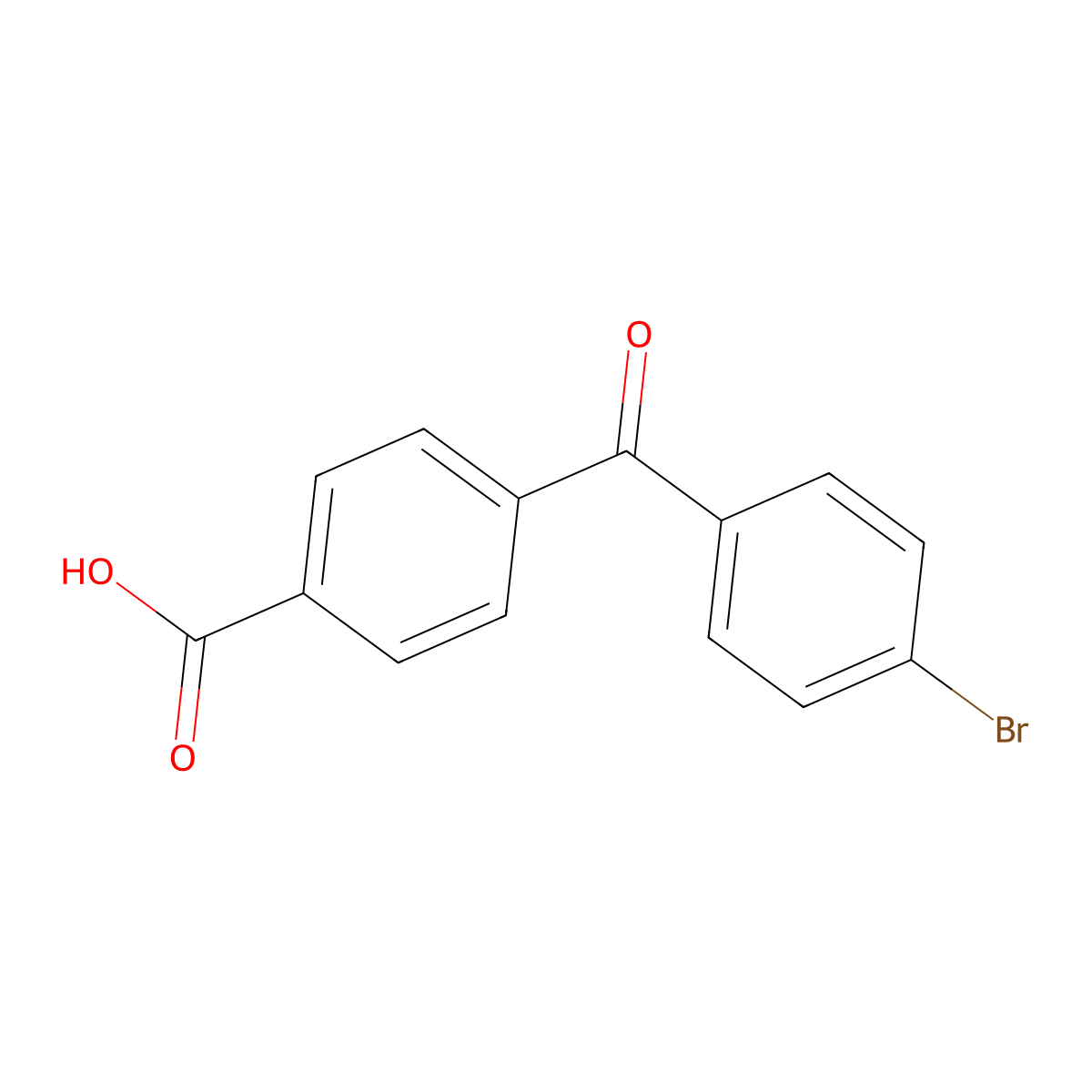 4-(4-bromobenzoyl)benzoic Acid molecular structure, CAS 51310-30-6