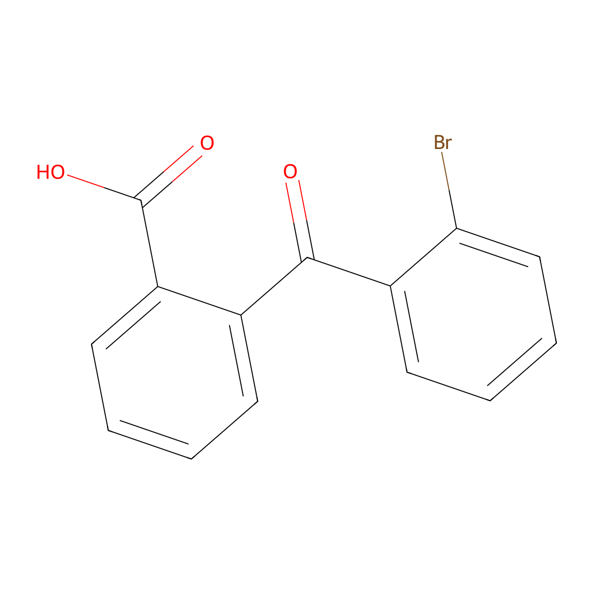 2-(2-bromobenzoyl)benzoic Acid molecular structure, CAS 51310-33-9