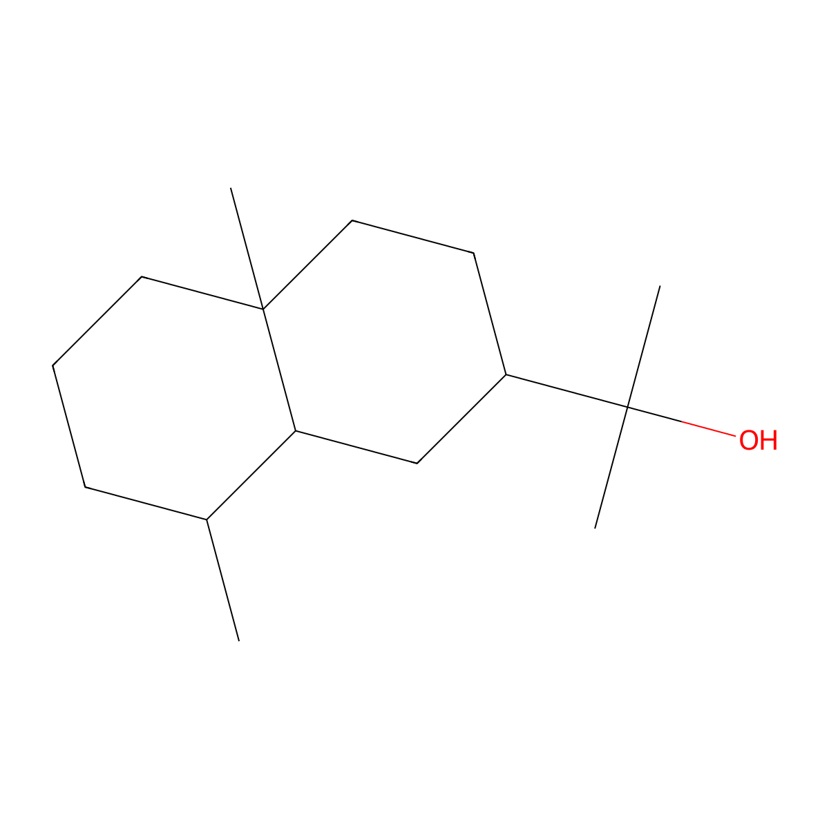 Eudesmol molecular structure, CAS 51317-08-9