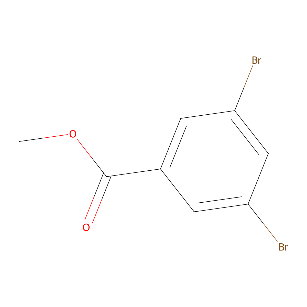 Methyl 3,5-Dibromobenzoate molecular structure, CAS 51329-15-8