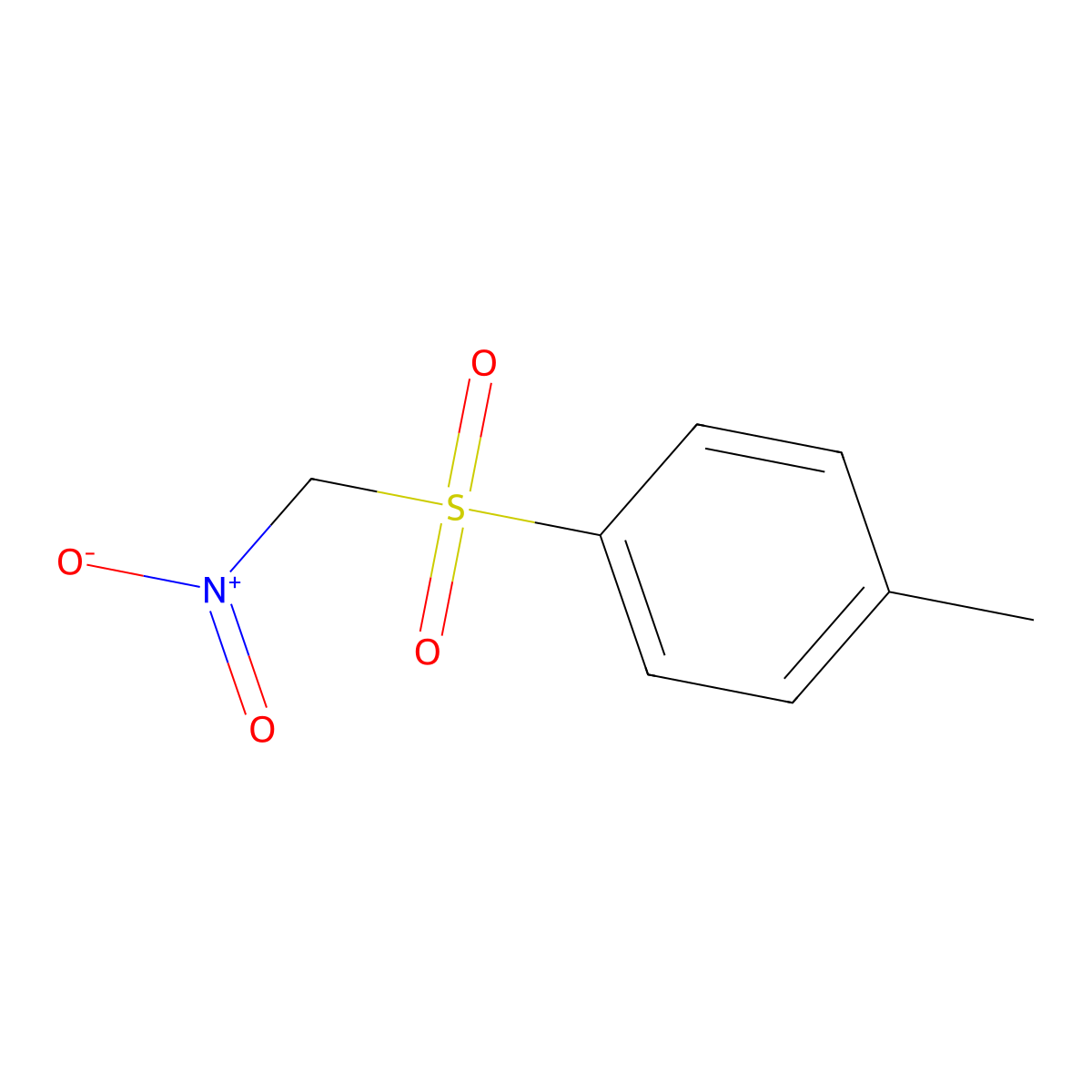 1-Methyl-4-(nitromethylsulfonyl)benzene molecular structure, CAS 51351-89-4