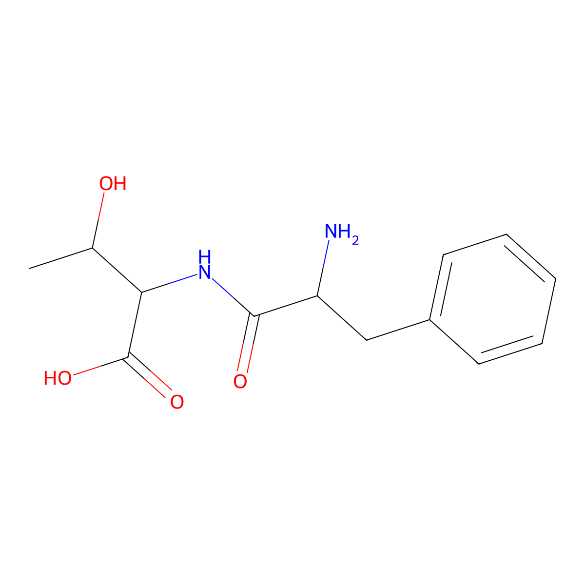 Phe-Thr molecular structure, CAS 51352-44-4