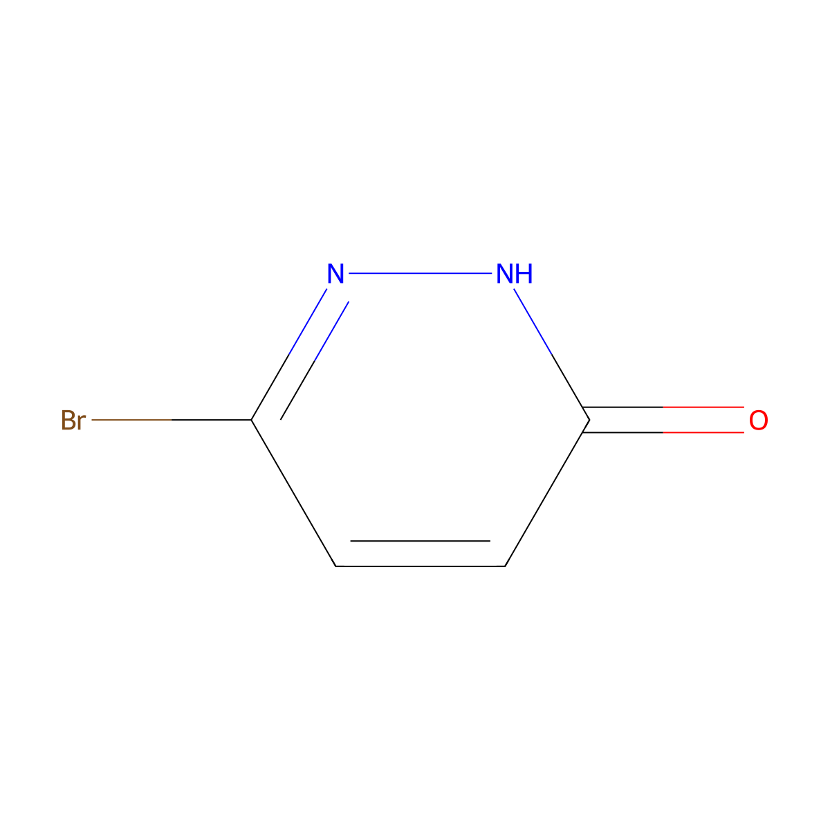 6-Bromo-3-pyridazinol molecular structure, CAS 51355-94-3