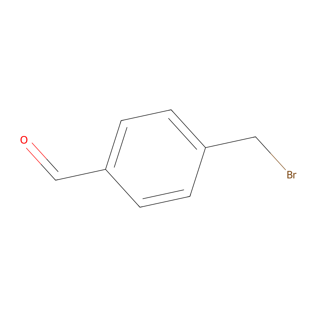 4-(Bromomethyl)benzaldehyde molecular structure, CAS 51359-78-5