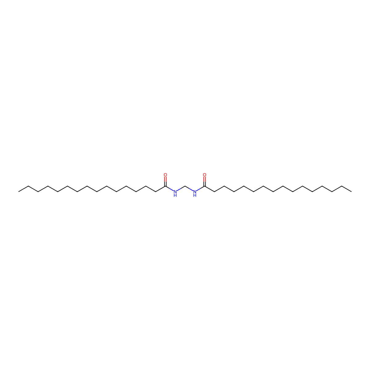 N,N'-Methylenebishexadecan-1-amide molecular structure, CAS 5136-47-0