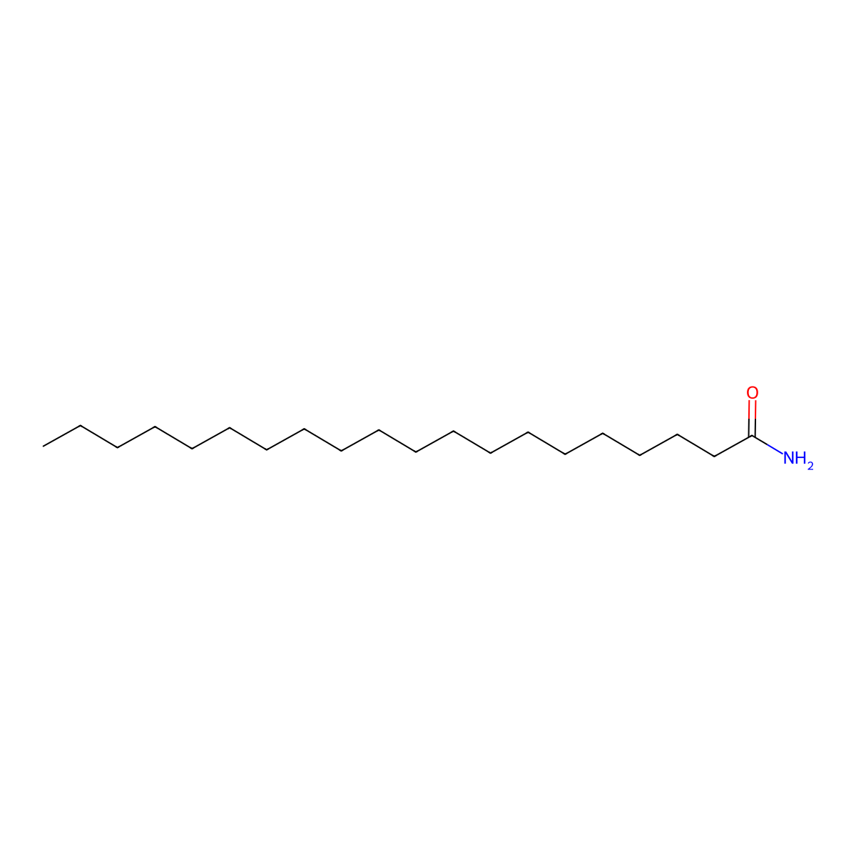 Icosanamide molecular structure, CAS 51360-63-5