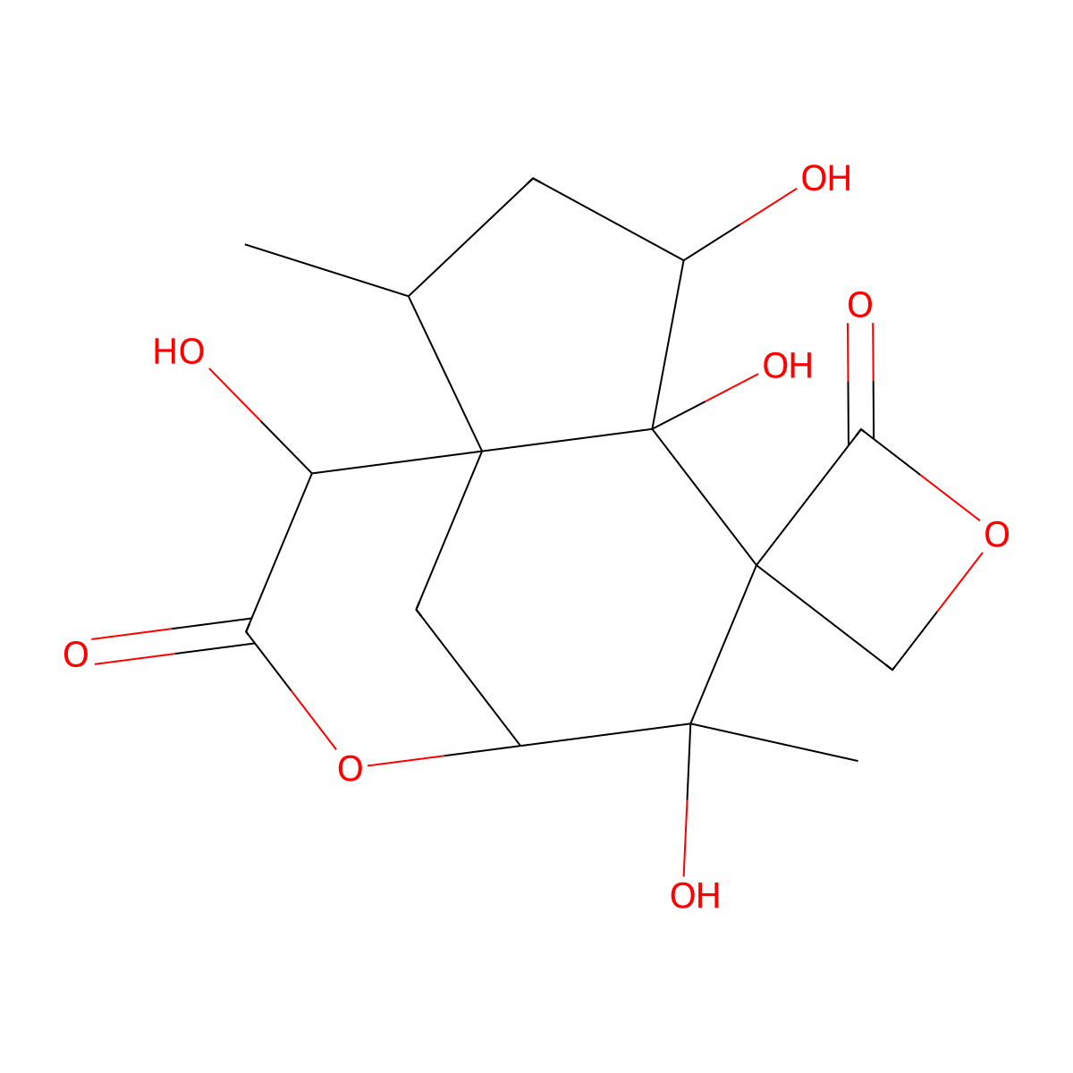 Shikimin molecular structure, CAS 51372-90-8