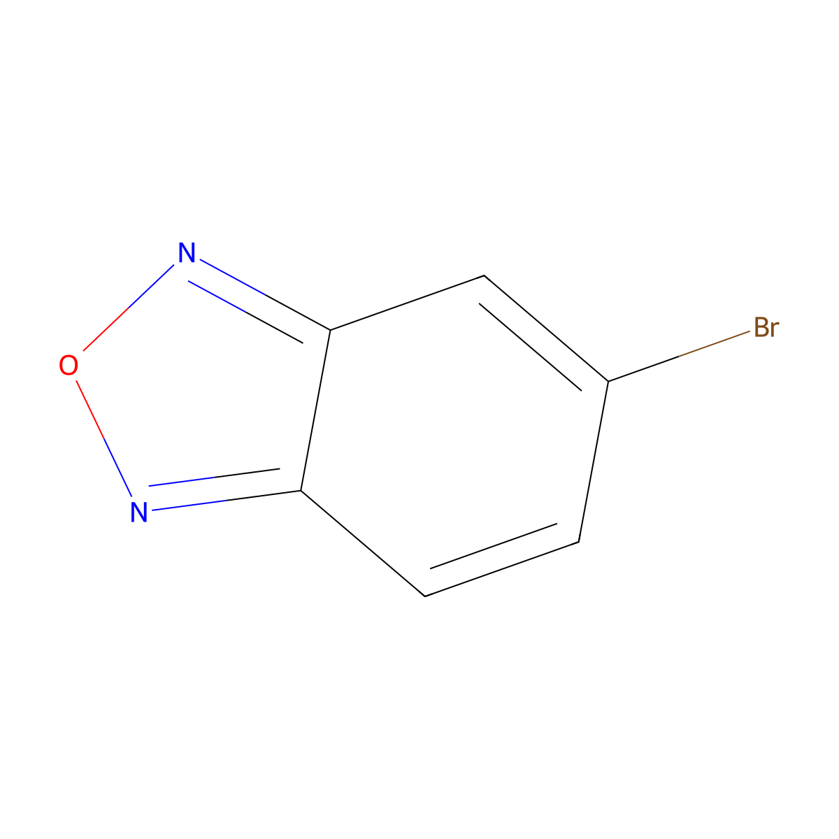 5-Bromo-2,1,3-benzoxadiazole molecular structure, CAS 51376-06-8