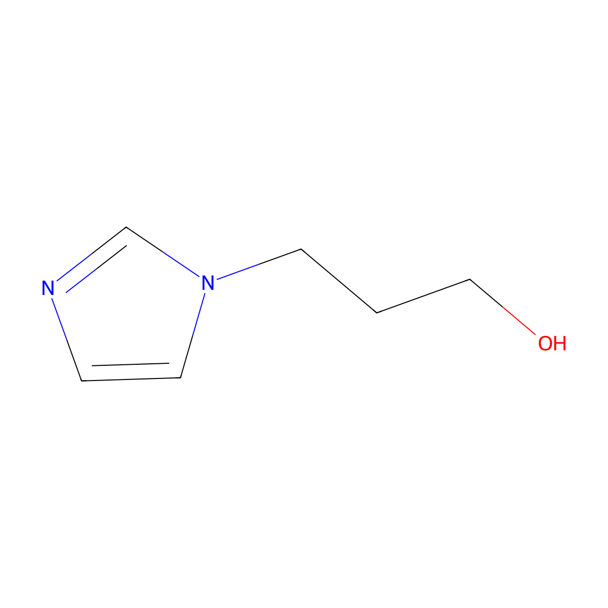 3-(1H-imidazol-1-yl)propan-1-ol molecular structure, CAS 51390-23-9