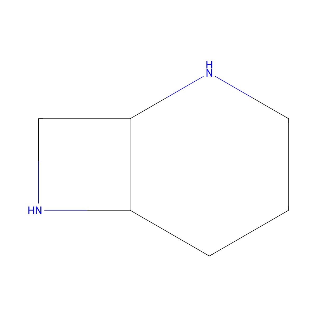 2,7-Diazabicyclo[4.2.0]octane molecular structure, CAS 51392-74-6