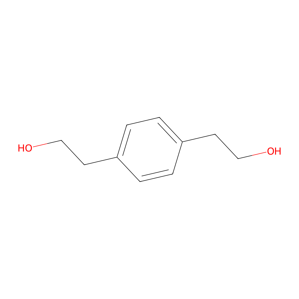 1,4-Benzenediethanol molecular structure, CAS 5140-03-4
