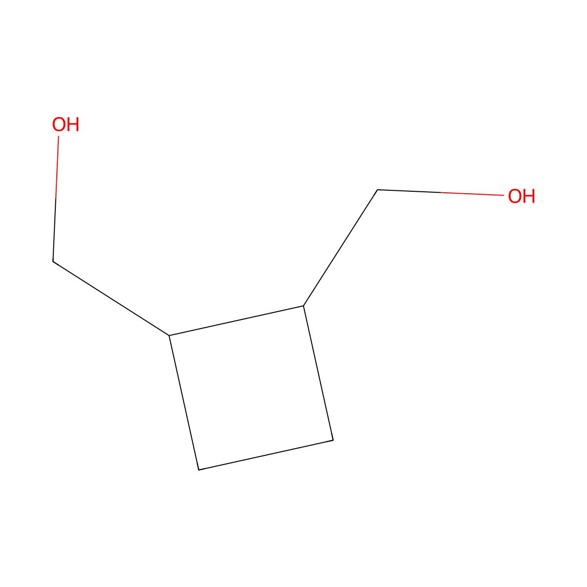 [2-(Hydroxymethyl)cyclobutyl]methanol molecular structure, CAS 5140-07-8