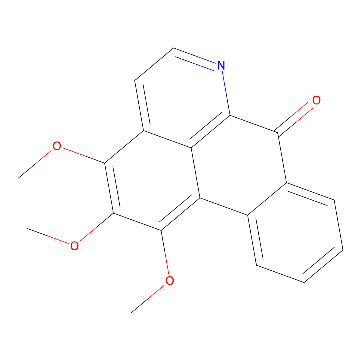 O-Methylmoschatoline molecular structure, CAS 5140-38-5