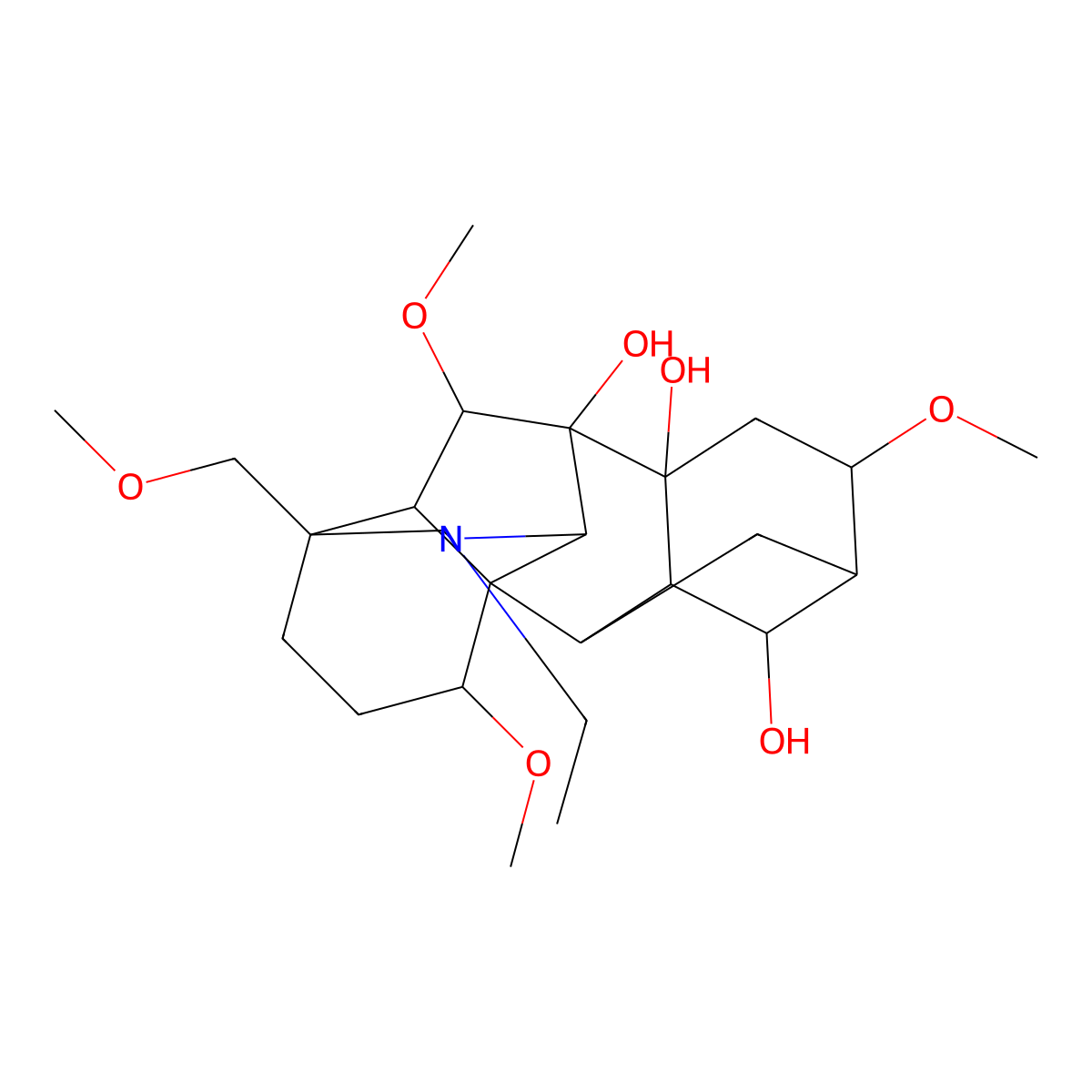 Browniine molecular structure, CAS 5140-42-1