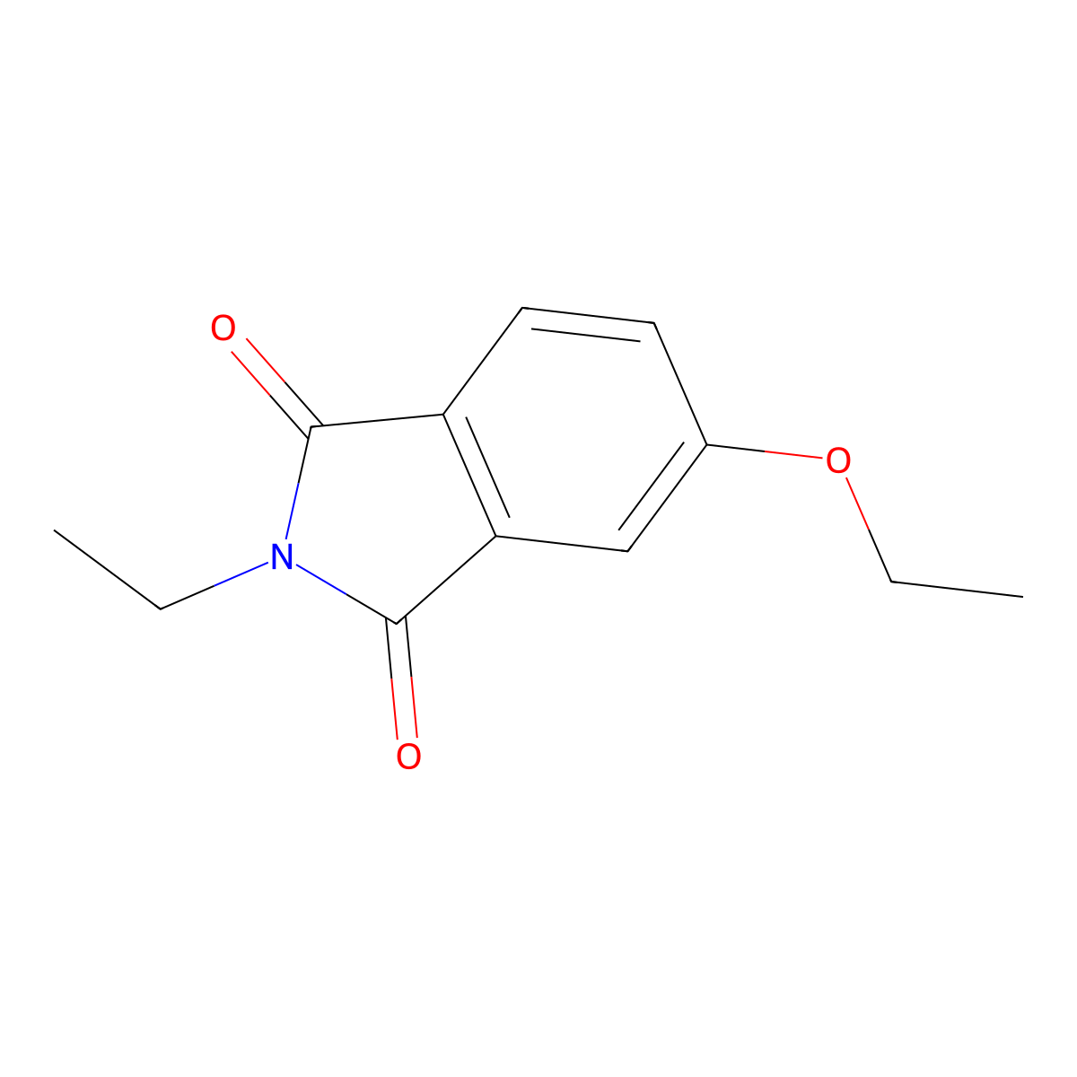5-Ethoxy-2-ethylisoindoline-1,3-dione molecular structure, CAS 5140-54-5