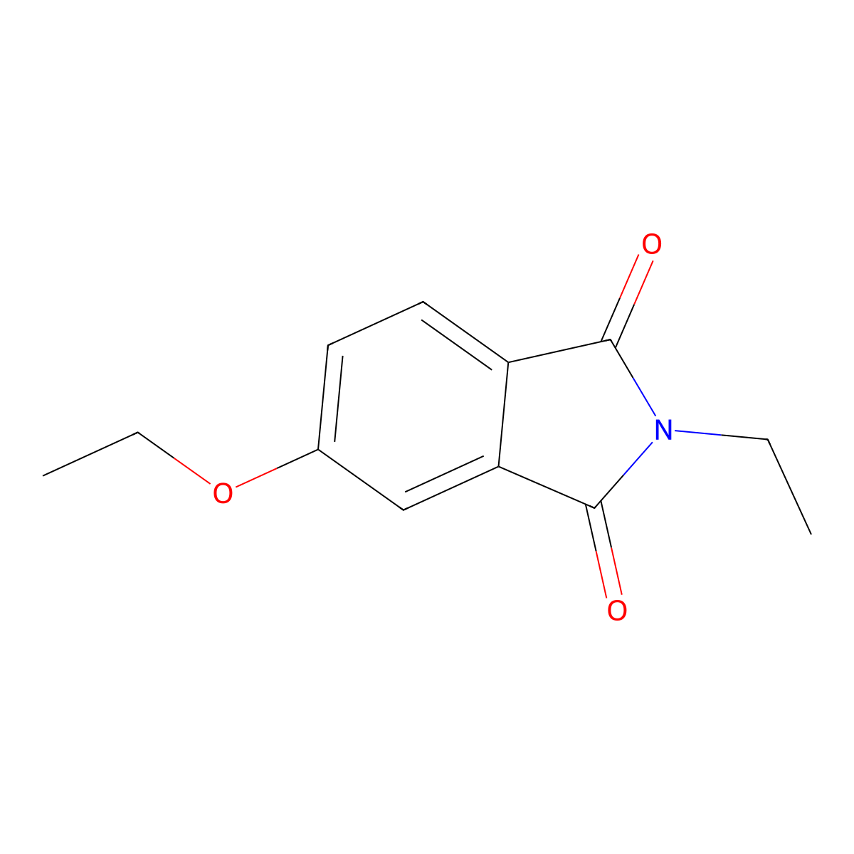 5-Ethoxy-2-ethylisoindoline-1,3-dione molecular structure, CAS 5140-54-5