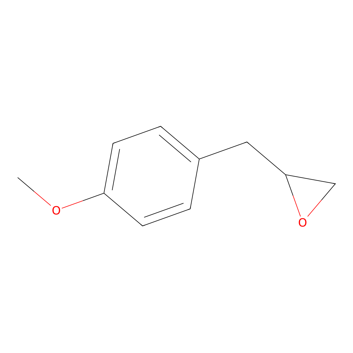 2-((4-Methoxyphenyl)methyl)oxirane molecular structure, CAS 51410-45-8