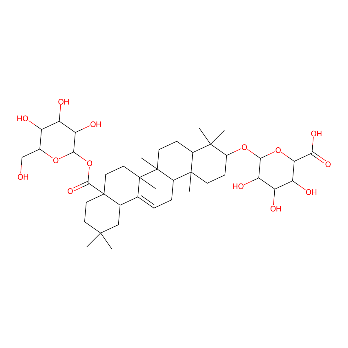 Chikusetsusaponin Iva molecular structure, CAS 51415-02-2