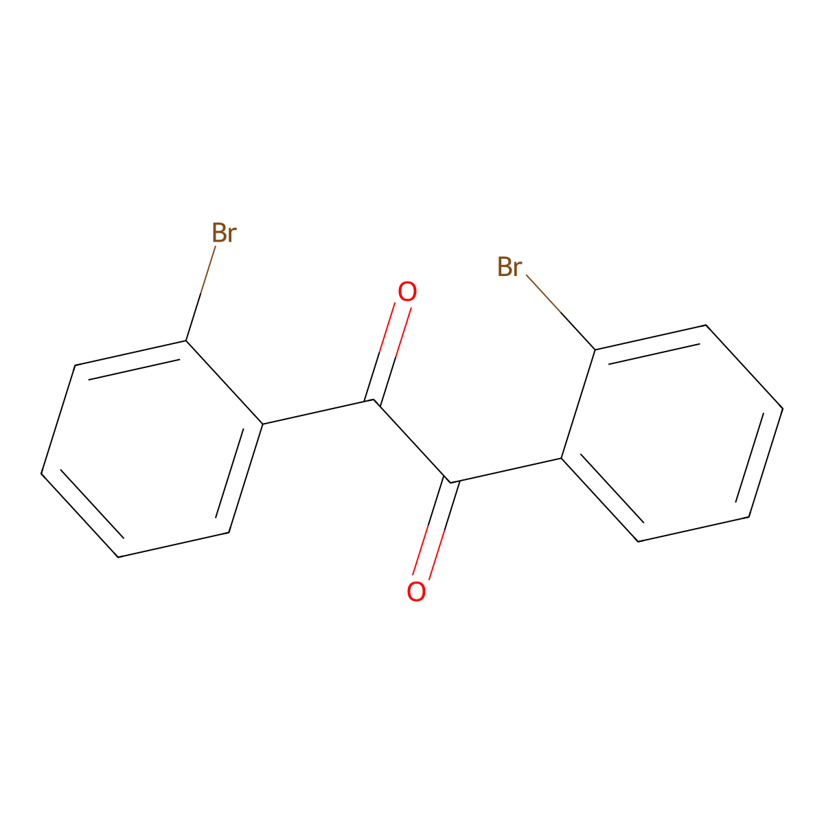 Bis(2-bromophenyl)ethane-1,2-dione molecular structure, CAS 51417-57-3