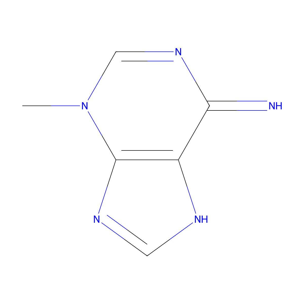 3-Methyladenine molecular structure, CAS 5142-23-4