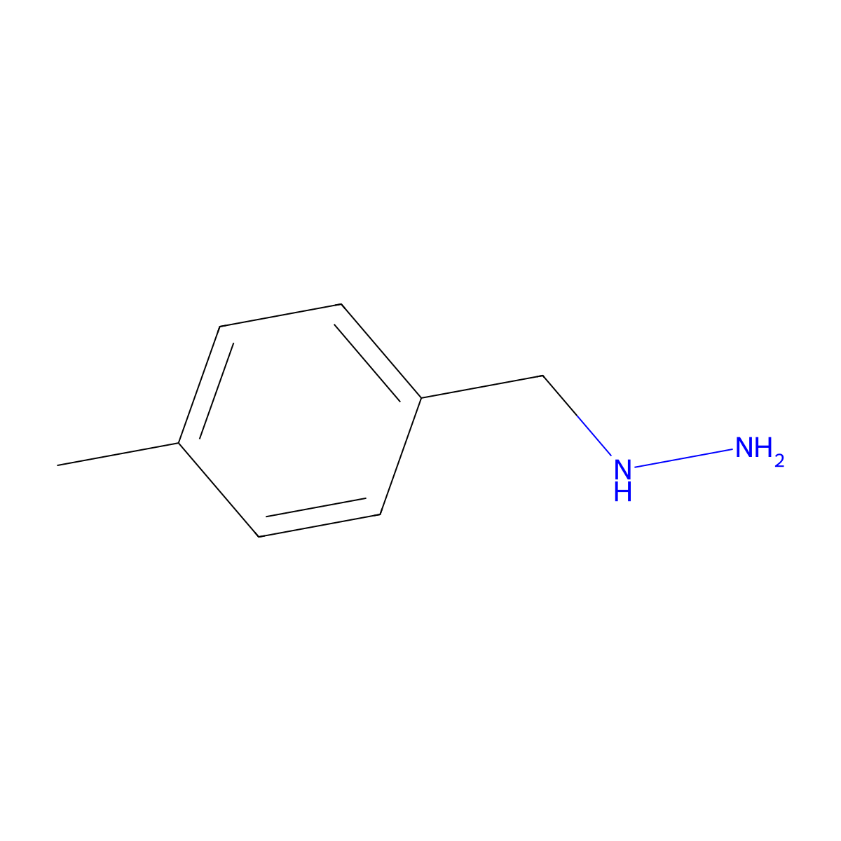[(4-Methylphenyl)methyl]hydrazine molecular structure, CAS 51421-17-1