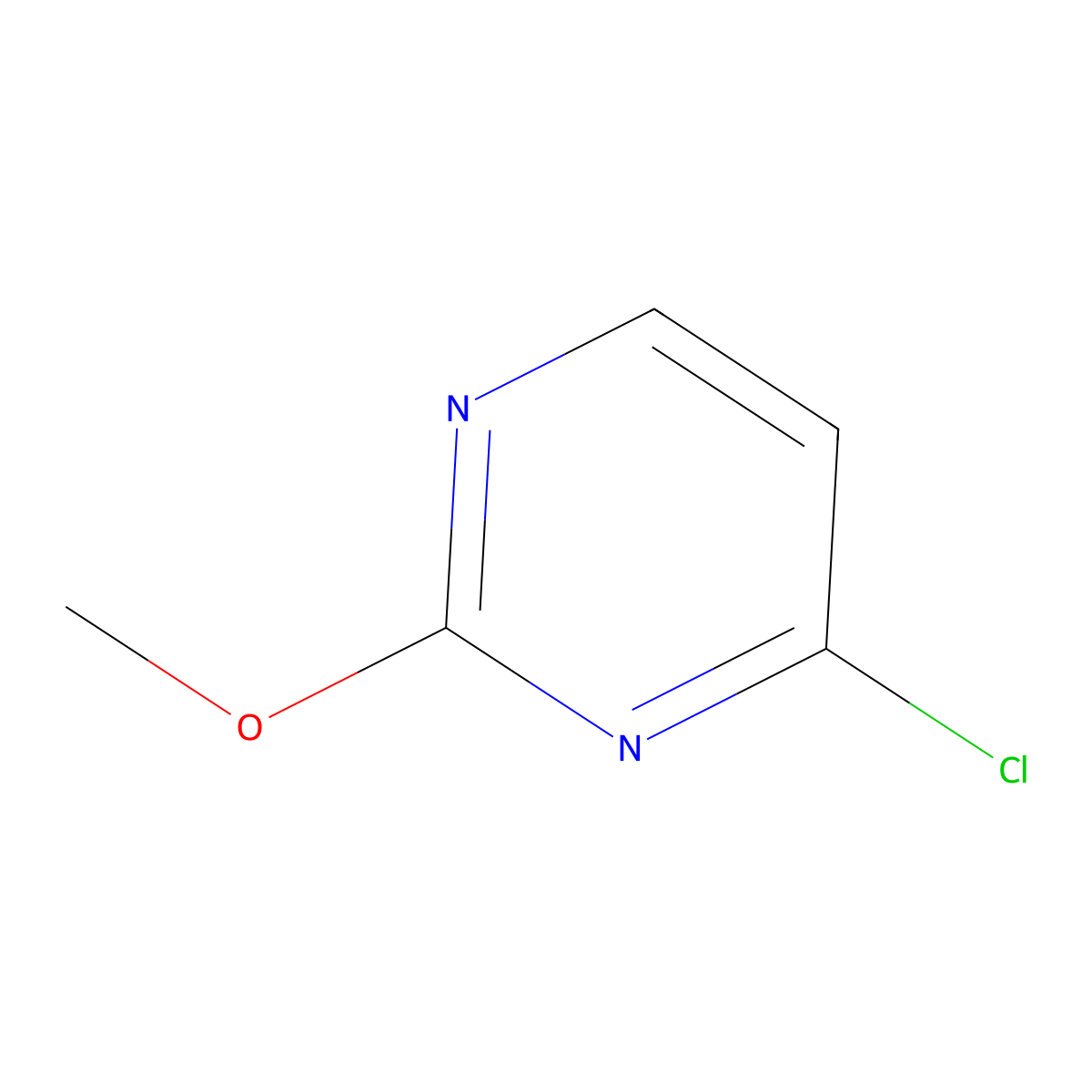 4-Chloro-2-methoxypyrimidine molecular structure, CAS 51421-99-9