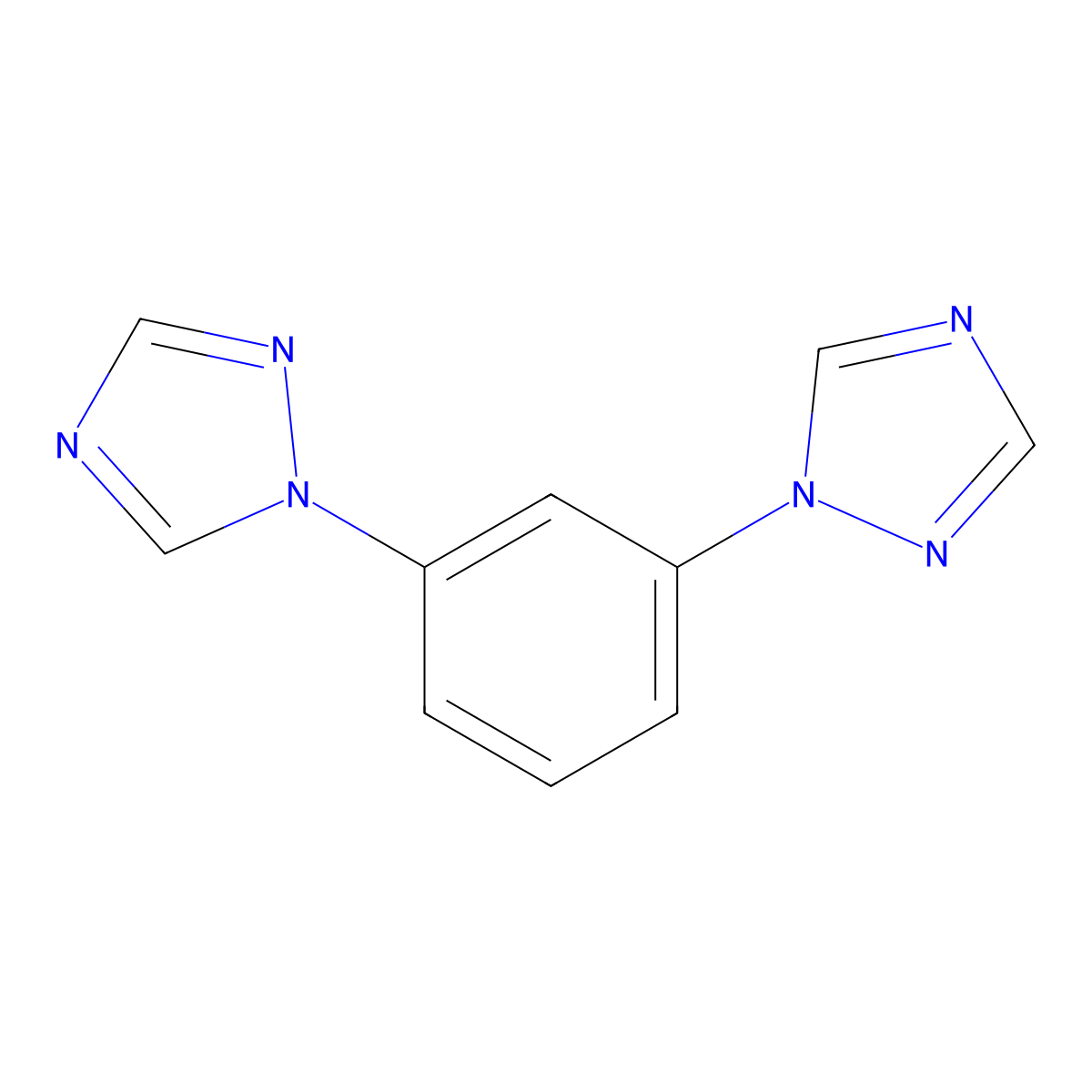 1-(3-(1H-1,2,4-triazol-1-yl)phenyl)-1H-1,2,4-triazole molecular structure, CAS 514222-44-7