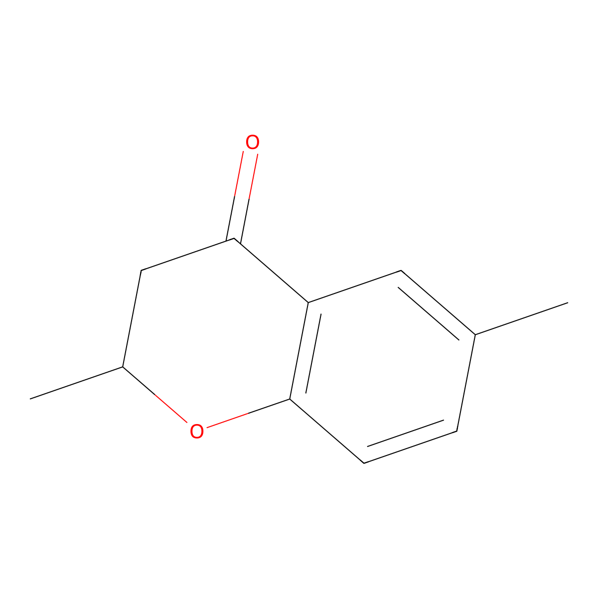 2,6-dimethyl-3,4-dihydro-2H-1-benzopyran-4-one molecular structure, CAS 51423-95-1