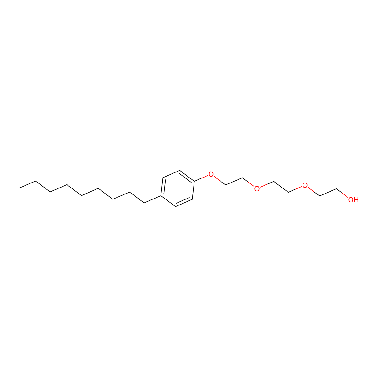Nonoxynol-3 molecular structure, CAS 51437-95-7