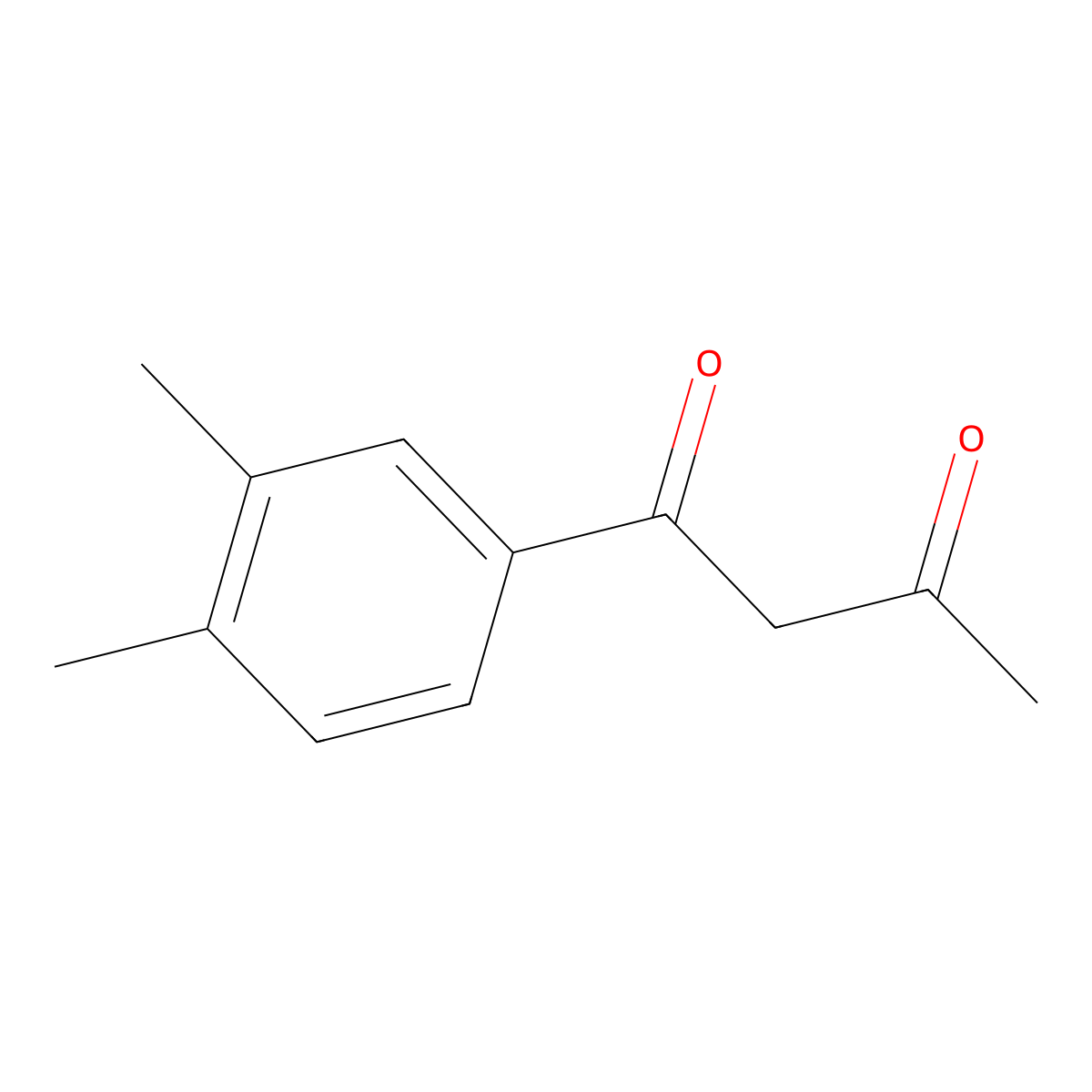 1-(3,4-Dimethylphenyl)butane-1,3-dione molecular structure, CAS 51439-56-6