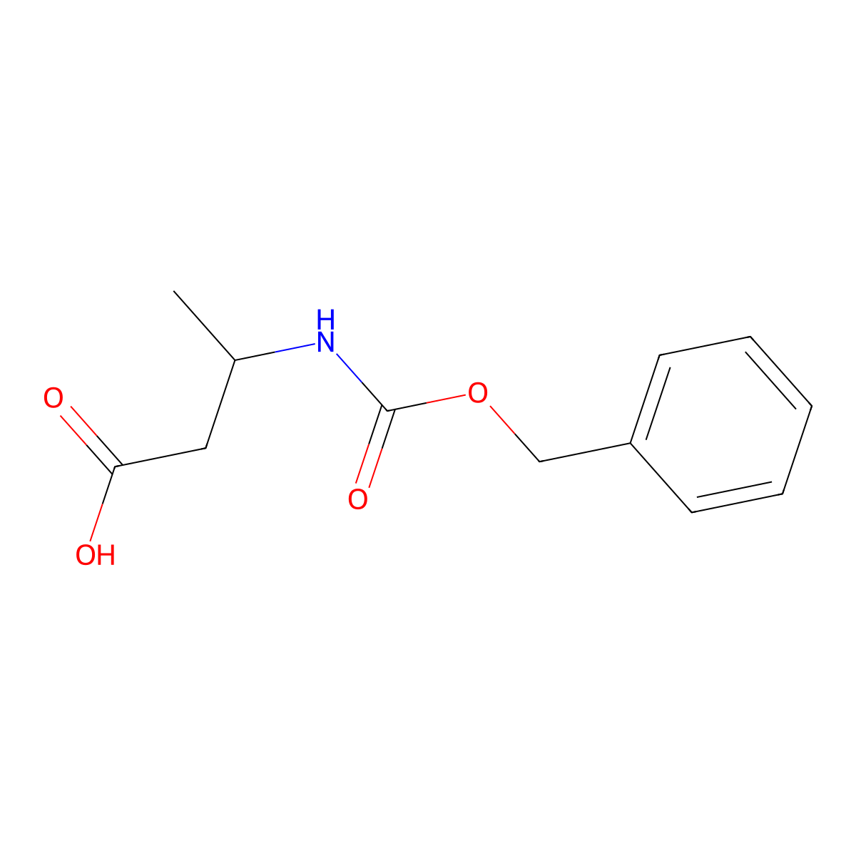 3-{[(Benzyloxy)carbonyl]amino}butanoic acid molecular structure, CAS 51440-81-4