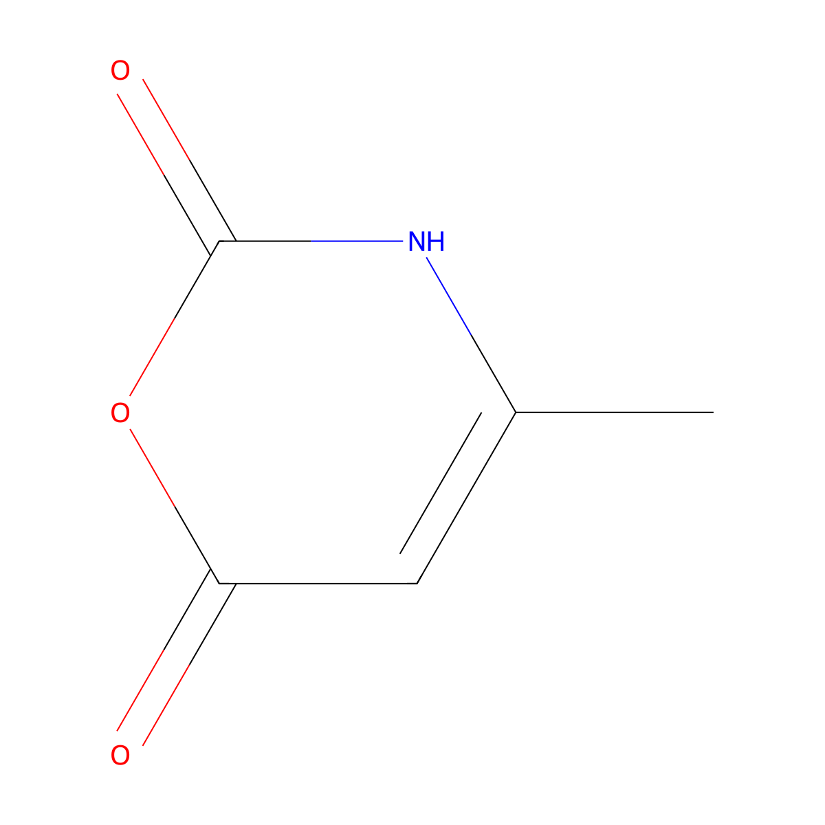 4-Methyl-2H-1,3-oxazine-2,6(3H)-dione molecular structure, CAS 51440-82-5